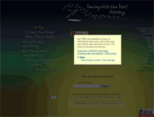 Tablet Screenshot of dancingwiththestarsastrology.com